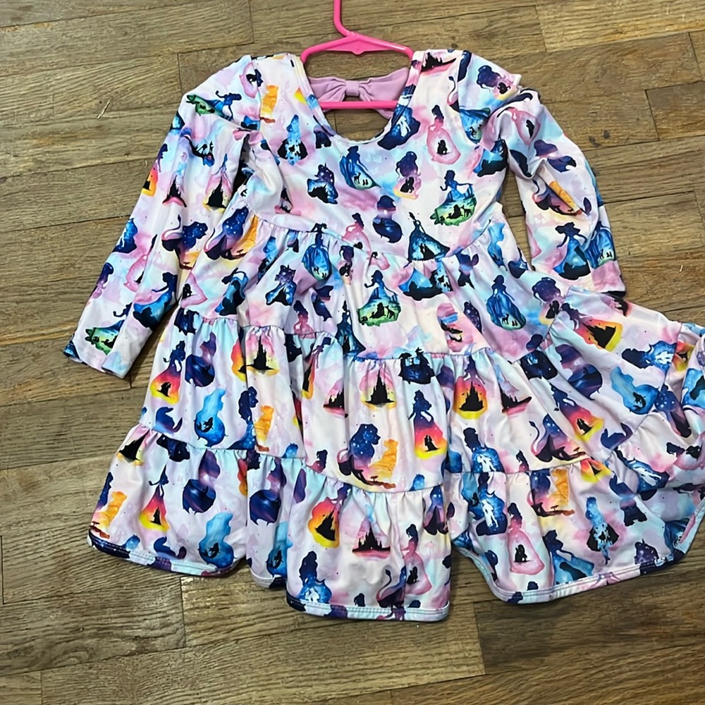 Foxtail Lillies 3T Princess Twirl Dress